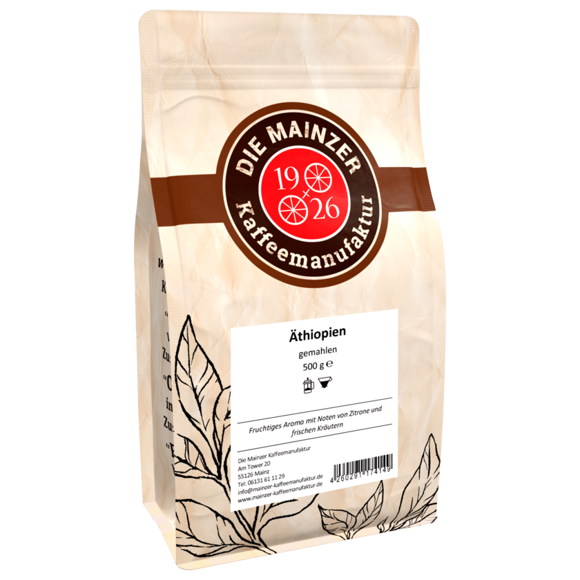 Die Mainzer Kaffeemanufaktur Äthiopien 500g